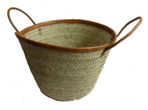 Handwoven Ugandan Storage Basket - "Kikapu"