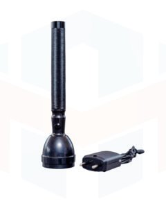 Long Metal Rechargeable Waterproof Flashlight