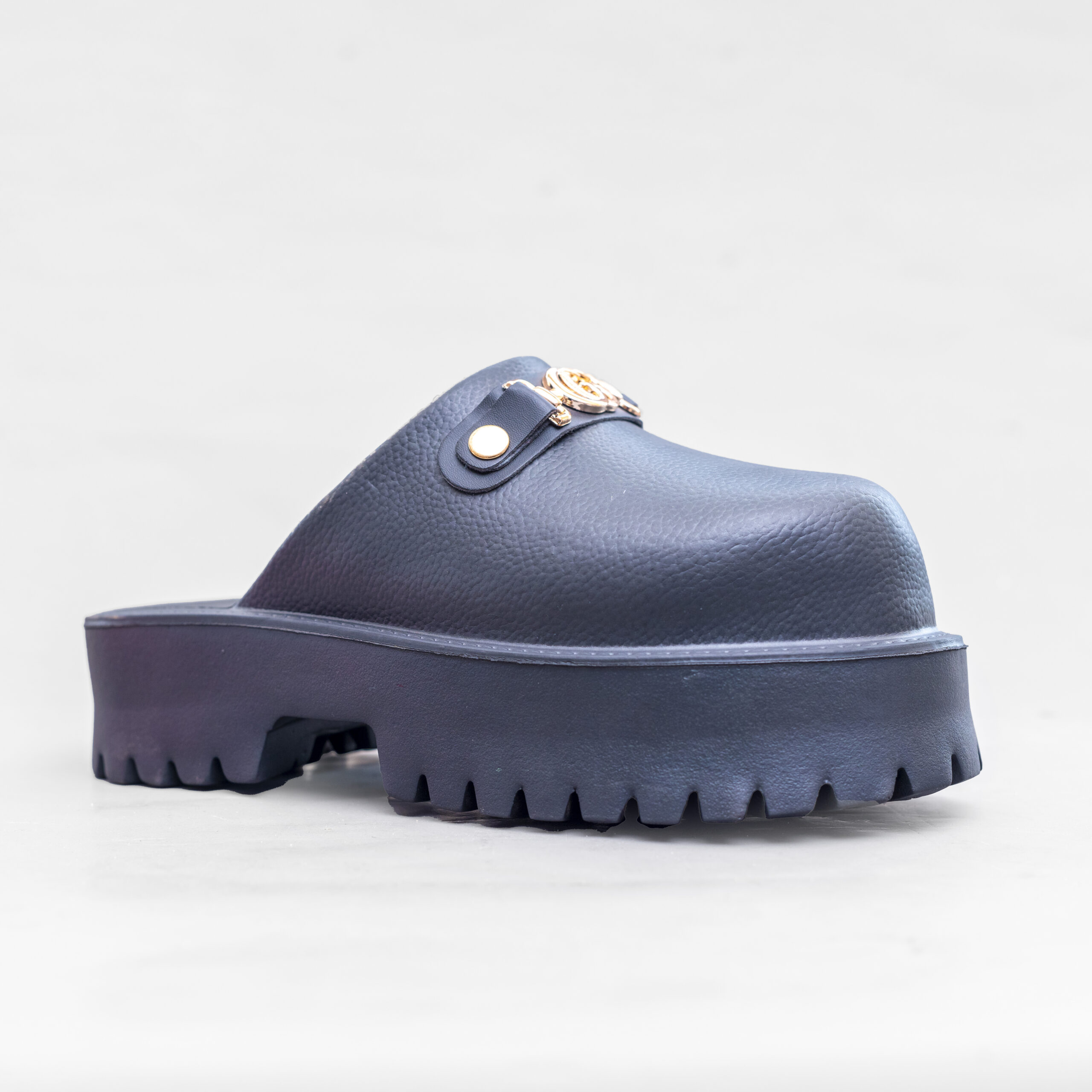 G PLATFORM SANDALS(Black)