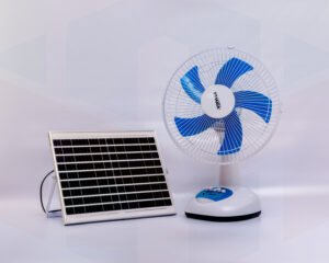 Portable Solar Fan Set – Energy Efficient Cooling