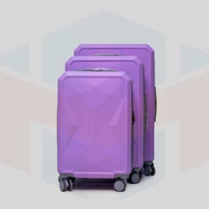 3-piece Hard Suitcase(Purple)