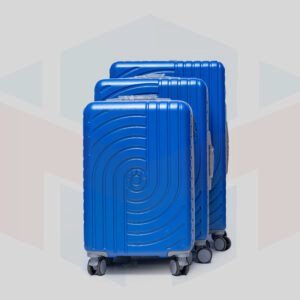 3 Piece Travel Bag Suitcase(Blue)