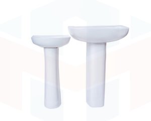 Ceramic Pedestal Basin (Large & Small)