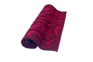 Maroon Embossed Carpet Roll