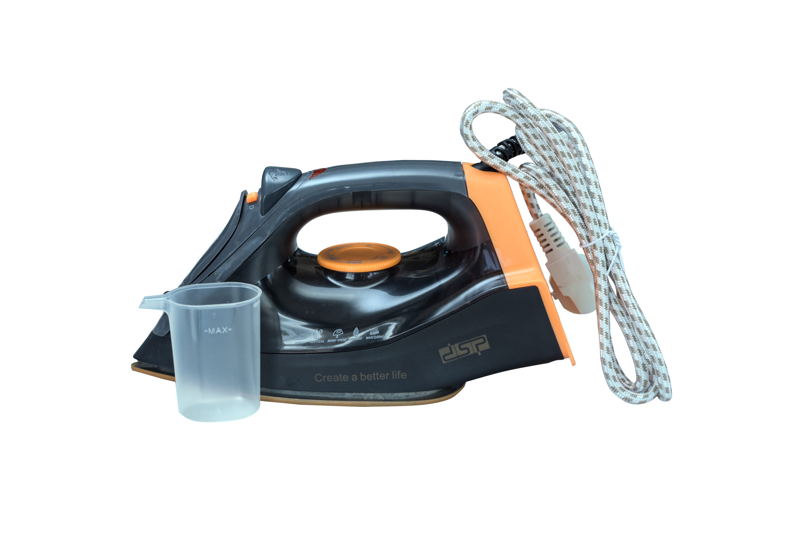 DSP Steam Iron with Spray Function