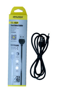 2.5A high-speed charging and data cable, 1 m long.