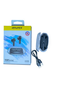 Noise-cancelling Bluetooth earbuds.