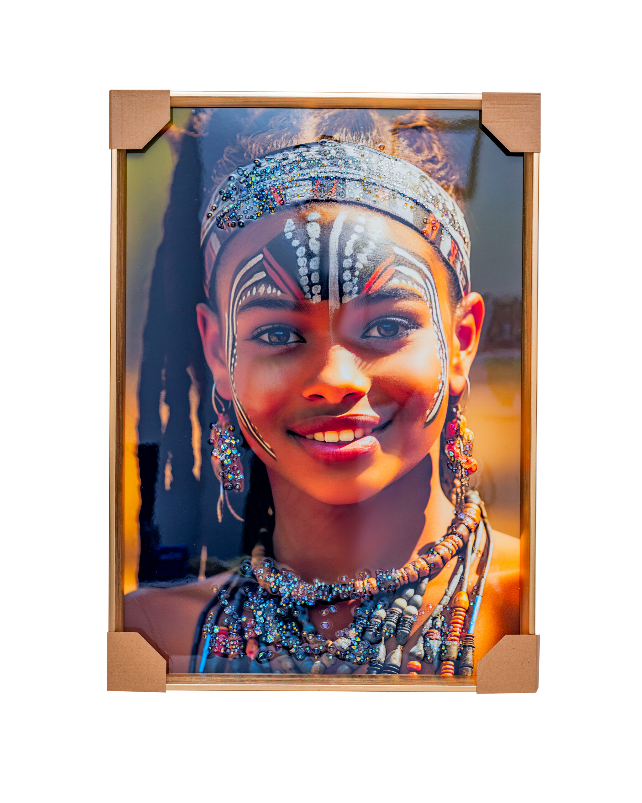 Radiant Tribal Beauty Art Piece