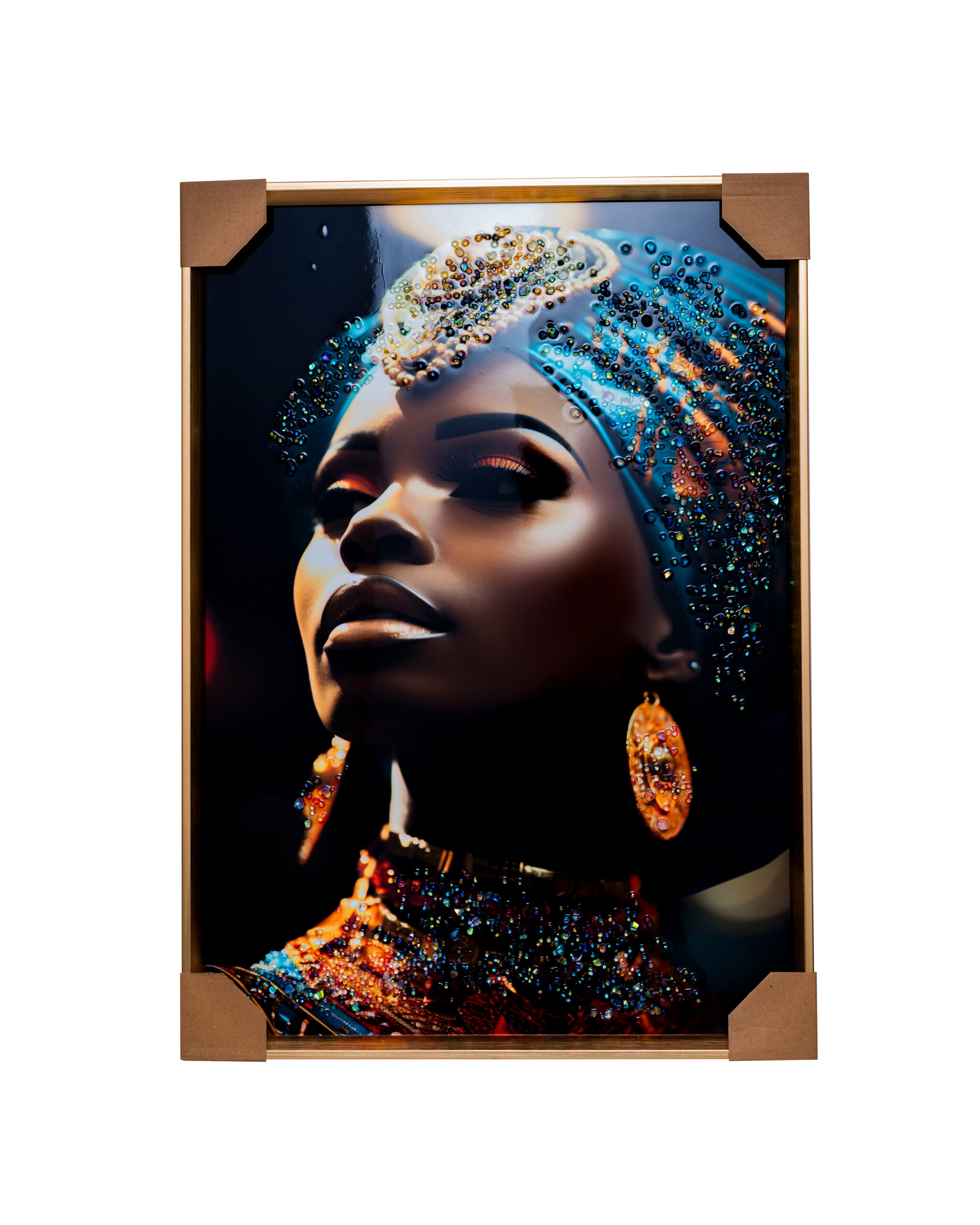 Majesty in Blue Art piece.