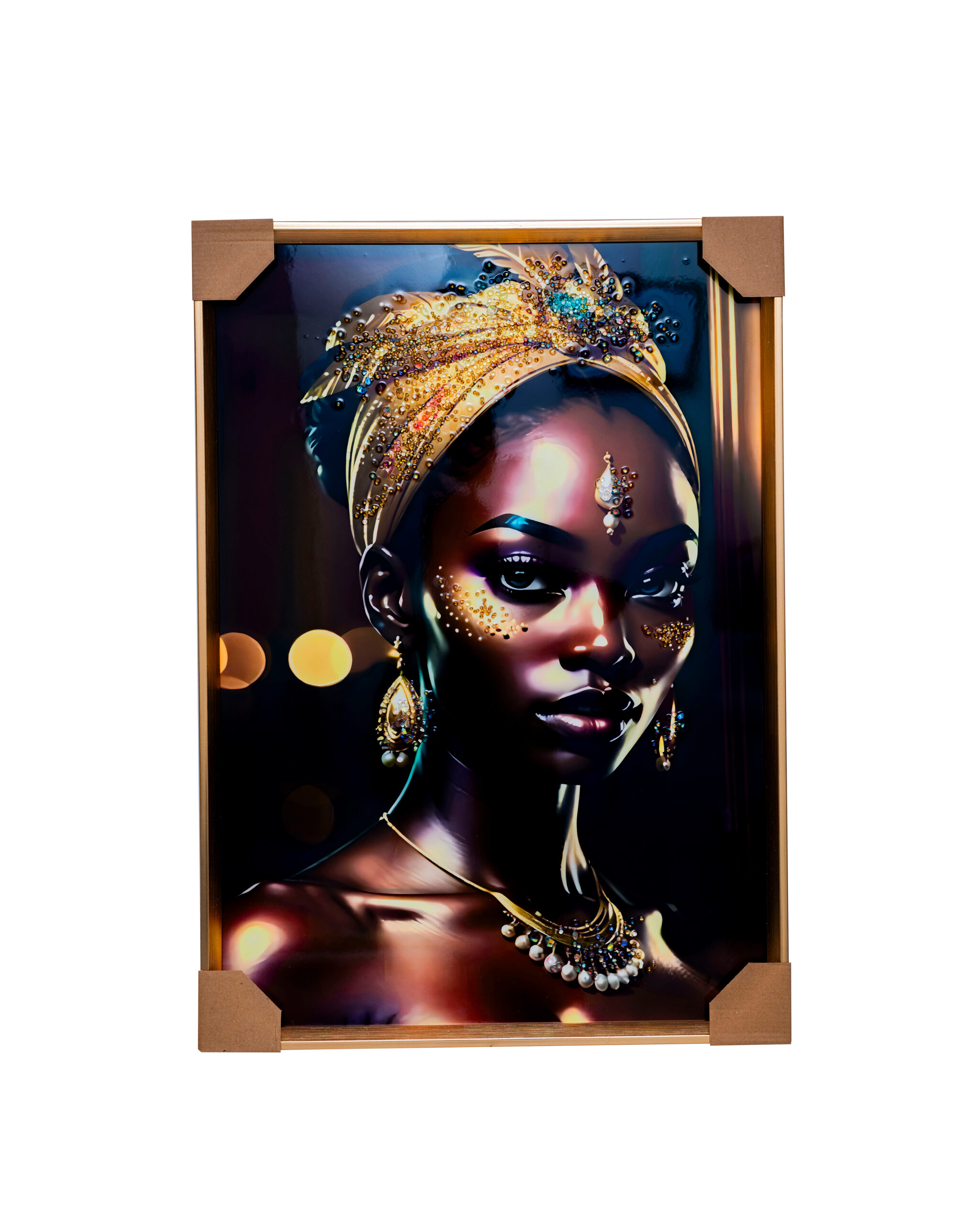 Golden Night Grace Art Piece