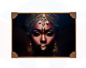 Golden Crown Art Piece